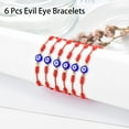 thumbnail image 5 of Evil Eye 7 Knot Lucky Bracelets Adjustable Red String Amulet for Women Men Girls Boys （6 Pcs Bracelet）, 5 of 7