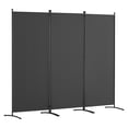 thumbnail image 5 of KFFKFF 3 Panel Room Dividers, Foldable 89*72 Inch Privacy Panels, Cloth Sectional Dividers for Workspace, Bedroom, Meal Space, Study Room, 5 of 9