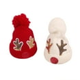thumbnail image 1 of TheFound Kids Woolen Hat, Unisex Sequins Antler Patterns Knitted Hat Beanie, 1 of 8