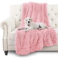thumbnail image 1 of Dwelke Fluffy Dog Blankets for Dogs, Cats and Small Pets,Soft Plush Faux Fur Puppy Snuggle Blanket，40"x60",Pink, 1 of 6