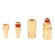 thumbnail image 4 of Conector de manguera de aire NPT de 1/4 pulgadas, acoplador macho hembra de liberación rápida, conector neumático, 12 Uds., 4 of 8