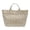 Khaki, variant on 7829 PVC Canvas Blend Large Capacity Handbag Fashion Travel Shopper Bag For Commuting