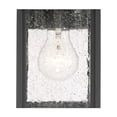 thumbnail image 4 of John Timberland Moray Bay Mission Outdoor Wall Light Fixtures Set of 2 Black Dusk to Dawn Motion Sensor 11 1/2" Seedy Glass for Exterior, 4 of 9