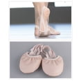thumbnail image 2 of EeaseMX par de zapatos de baile con banda elástica, zapatos de media danza, zapatos de ballet profesionales, zapatos de entrenamiento de baile, protector de dedos de moda para adultos - Talla 42, 2 of 7