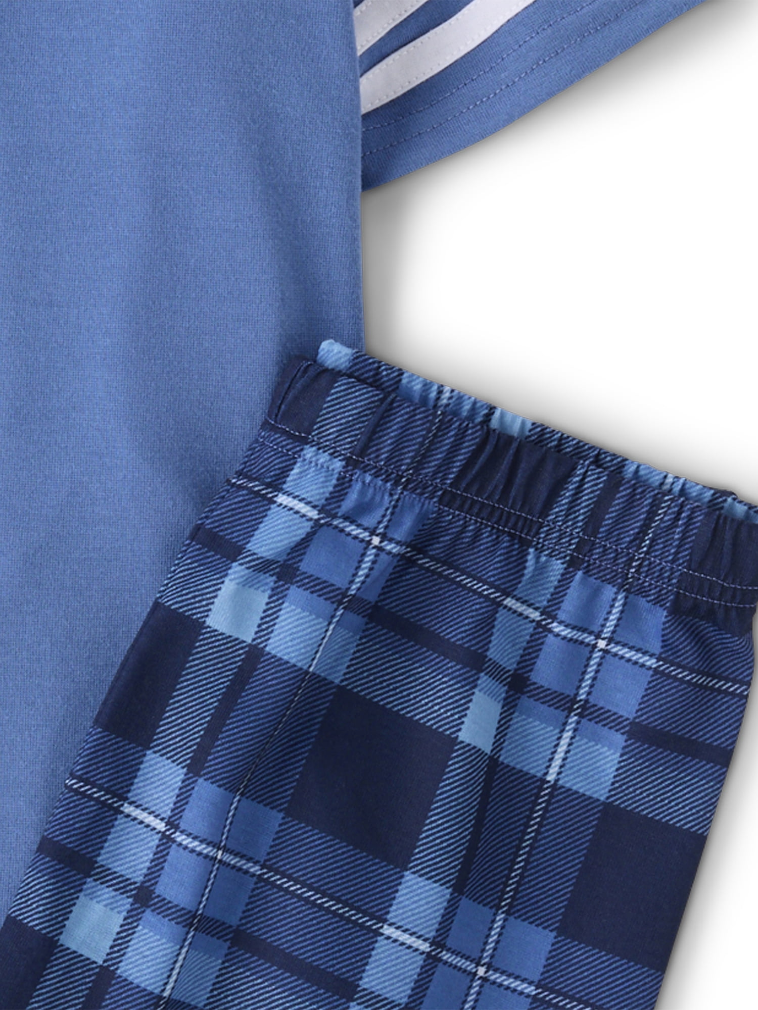The Children's Place Boys Short Sleeve Snug Fit Plaid Pajamas, Sizes XS-XXL