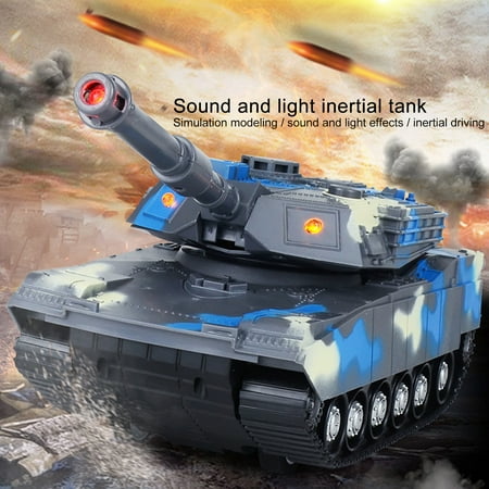 

LINASHI Educational Tank Model Toy Multi-purpose Lightweight Flashing Lights Simulation Tank Toy for Entertainment
