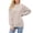 Beige, variant on Breezora Women’s Casual Long Sleeve Crew Neck Sweatshirt Lightweight Loose Fit Everyday Top for Fall Street Style Cozy Loungewear L Size Beige