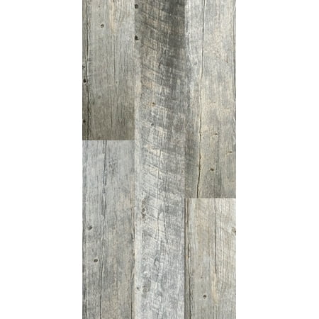 Luxcella Pronto Rustic Barnwood Porcelain Floor Tile (4 planks/case, 10.2 sq. ft./case) 47.17 in. x 7.8 in. x 10.2 (Best Porcelain Tile For Bathroom Floor)