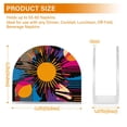 thumbnail image 4 of Yayeee Napkin Holder for Table Kitchen Paper Tissue Organization, Futuristic Circles, 4 of 8