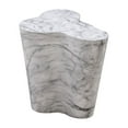 thumbnail image 5 of TOV Furniture Slab Marble Free-form Shaped Short Side Table, 5 of 6