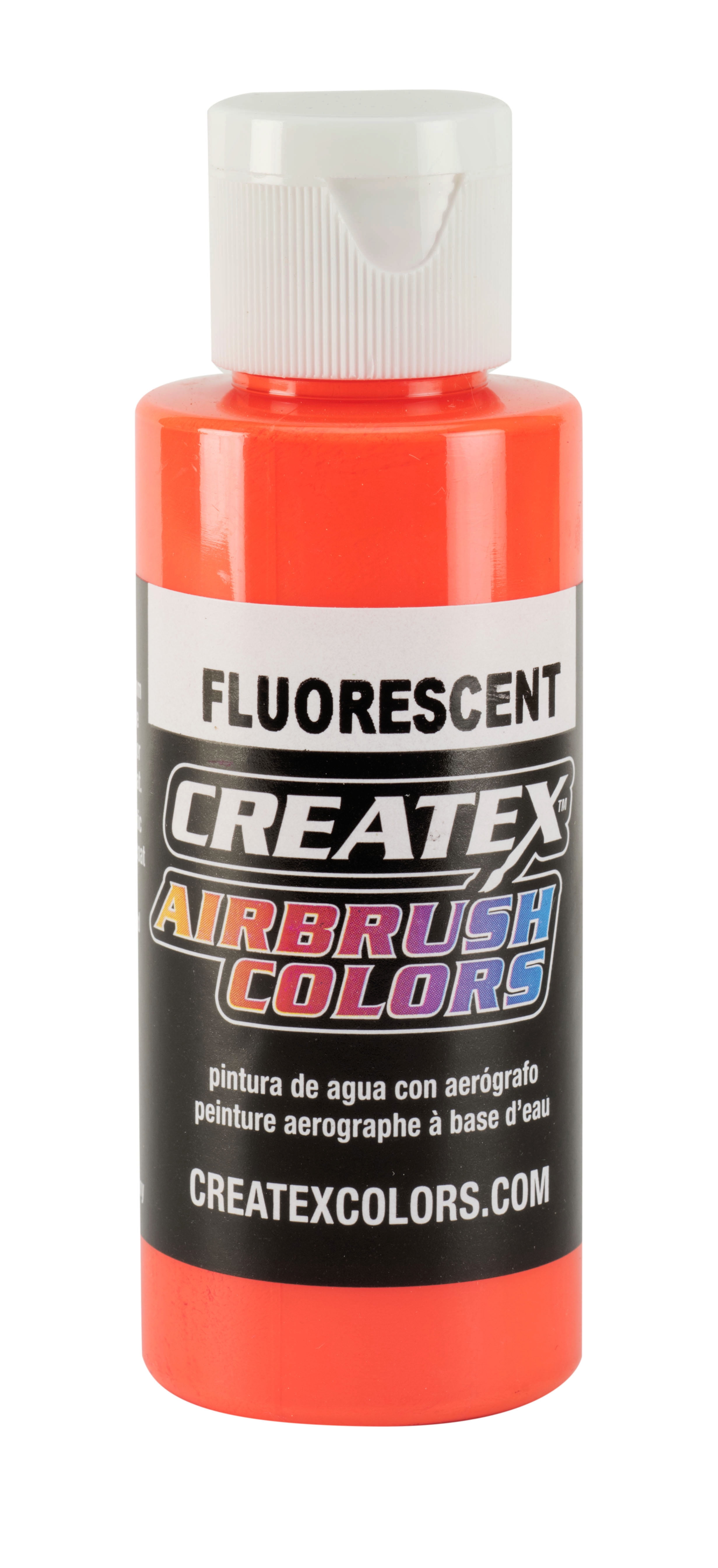 Createx 5400 Fluorescent Orange Airbrush Artist Colors 2.0 oz Bottle