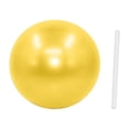 thumbnail image 2 of Pelota de Pilates Zulema pequeña de 9 pulgadas antideslizante para estirar Amarillo, 2 of 8