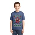 thumbnail image 2 of Wild Bobby Merry Blitzmas, Football Christmas Sweater Design | Holiday Unisex Boys Girls Graphic Youth T-Shirt, 2 of 5