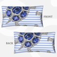 thumbnail image 3 of Easygdp Turtle with Blue Stones Envelope Closure Pillowcase - 20x36in, Queen Pillowcase, Breathable, Stain-Resistant, Wrinkle-Free, 3 of 9
