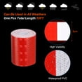 thumbnail image 3 of Uxcell Reflective Tape, 3 Roll 2INx10FT Warning Safety Tape for Cars Trucks, Red White, 3 of 6