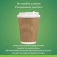 thumbnail image 4 of Café Express (500 Count) 10 oz - 296 ml Disposable Ripple Coffee Cups, Hot and Cold Beverage Drinking Paper Cups for Parties, Picnics, Events, Take-Out, 4 of 4