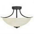 thumbnail image 2 of X 2 - Light Oil Rubbed Bronze Dark Brown Flush Mount Light, 2 of 2