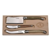 Jean Dubost Laguiole Mineral 3pc Cheese Knife Set