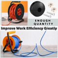 thumbnail image 6 of 2Sets Air Hose Stopper Adjustable Hose Reel Replacement Parts Bumper for 1/2In ID,Auto Rewind Retrac Black rubber, 6 of 7