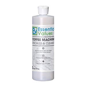 descaling solution for keurig, delonghi, saeco, gaggia, nespresso and all single use, coffee pot & espresso machines by essential (Best Way To Clean Espresso Machine)