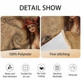 thumbnail image 6 of Pirate Girl Round Tablecloth 54 inches Cute Dog Treasure Map Waterproof Oil-Proof Table Cloth Round Table Cover for Holiday Party Picnic Dinner Decor Indoor and Outdoor Use, 6 of 9