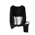 thumbnail image 2 of Conjuntos de ropa interior térmica para hombre, conjunto de ropa interior térmica con parche de seda, terciopelo Deyuan grueso, cuello en V, manga larga, pantalones largos con cintura elástica, blusas, 2 of 5