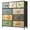 Floral Painted, variant on GALAXHERO 9-Drawer Fabric Dresser, Tall Storage Tower for Bedroom, Hallway, Entryway, Closet, Chest Organizer Unit with Fabric Bins, Steel Frame, Wood Top, Easy Pull Handle, Floral Painted