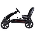 thumbnail image 3 of Costway Xmas Gift Go Kart Kids Ride On Car Pedal Powered Car 4 Wheel Racer Toy Stealth Outdoor, 3 of 8