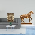 thumbnail image 2 of Marco De Fotos Vintage De Resina Ornamentada Con Figura De Caballo Grabada. Adorno Decorativo De Mesa Para Pasillo, Boda, Hogar U Oficina., 2 of 8