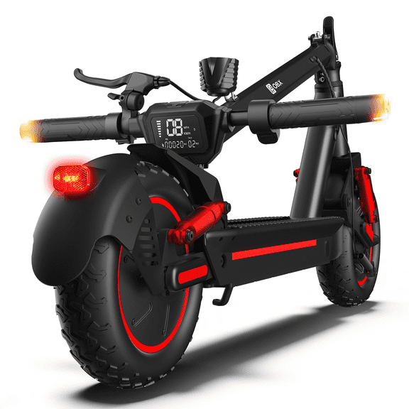 OBX Off Road Electric Scooter for Adults,1200W,30 MPH & 33 Miles Range,10‘’Pneumatic Tire,Foldable Commuting E-Scooter with APP Control &Turn Signals