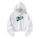 thumbnail image 4 of Sudadera con capucha para mujer, sudadera con capucha de gran tamaño para mujer, estampado verde, sudadera blanca de manga larga de moda, sudadera con XL, 4 of 10