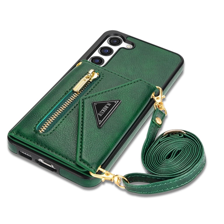 Decase for Crossbody Zipper Wallet Case for Samsung Galaxy S4 Plus,with Credit Card Slot,Flip PU Leather Stand with Adjustable Shoulder Strap Lanyard Shockproof Slim Protective Cover,Green - Walmart.com Decase for Crossbody Zipper Wallet Case for Samsung Galaxy S4 Plus,with Credit Card Slot,Flip PU Leather Stand with Adjustable Shoulder Strap Lanyard Shockproof Slim Protective Cover,Green - Walmart.com