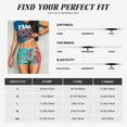 thumbnail image 5 of Sikiie Cartoon Map Of Europe Print Workout Shorts Women Scrunch Butt Gym Shorts Seamless High Waist Tummy Control Yoga Biker Athletic Shorts, 5 of 5