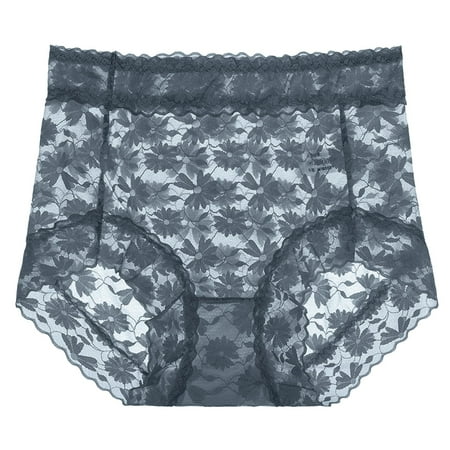 

Womens Underwear Packs Fashion High Waist Lace Quality Hollow Underpants Cotton Breathable Transparent Panties 6 Pack