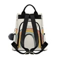 thumbnail image 2 of FORMRS Women's Travel Backpack Purse Anti-Theft Hidden Pockets Casual Shoulder Bag, White Cat Rainbow, 2 of 7