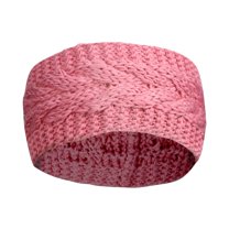 GZWYHT Headbands for Women,Hair Accessories Solid Knitting Wool Empty Top Pullover Hat Hair Band Warm Temperament Hair Band Headdress Hair Bands,Hair Ties,Workout Headbands Pink