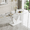 71 Inch PDL White, variant on JUFU 63" White Faux Marble Dining Table with Durable MDF Top, Modern Style for Kitchen Room