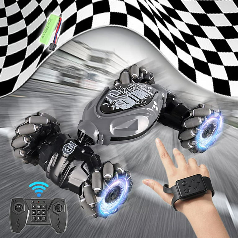 2023 New Gesture Sensing RC Stunt Car with Light & Music, Remote Control  Gesture Sensor Car