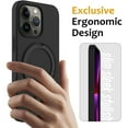 thumbnail image 4 of Entronix Silicone Case Designed for Apple iPhone 16 with Stand, Protection Shockproof Dropproof Dustproof Slim Design Phone Cover for Apple iPhone 16, Purple, 4 of 6