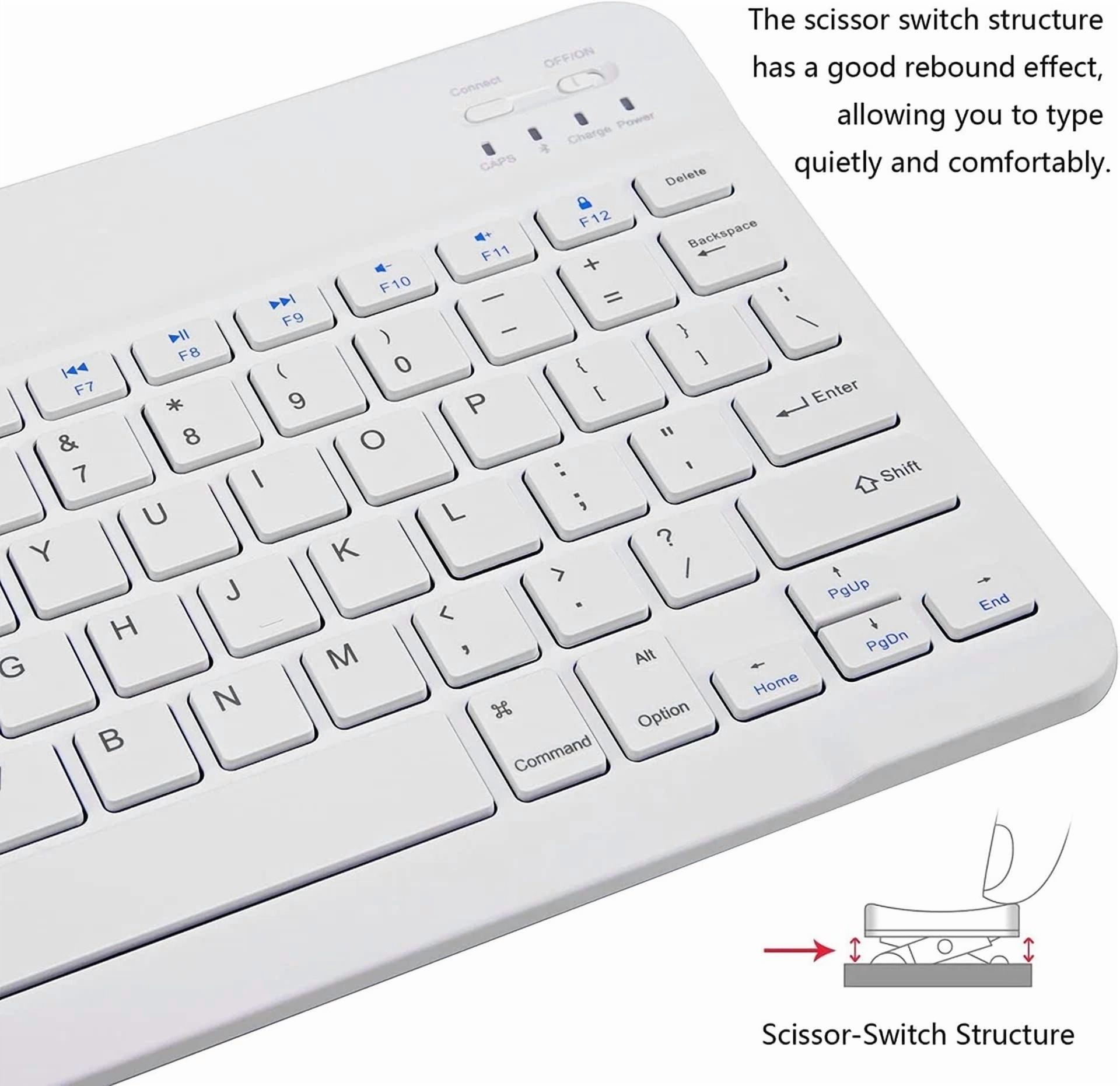 Ultrathin Wireless Bluetooth Keyboard For Ios, Android, Windows