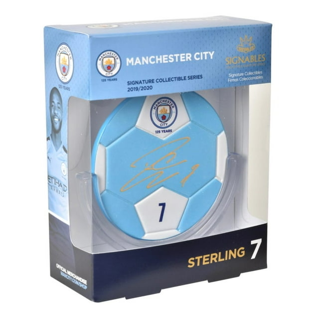 Manchester City - Raheem Sterling Signables (4 Pouces de Diamètre)