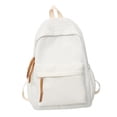 thumbnail image 1 of Mochila de moda portátil con cremalleras suaves y múltiples bolsillos, mochilas de moda para Blanco, 1 of 9