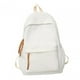 thumbnail image 1 of Mochila de moda elegante con cremalleras suaves y asa para acampar Blanco, 1 of 9