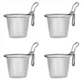 thumbnail image 1 of 4 Uds. Colador de Acero Inoxidable, Cesta Coladora para Alimentos, Cestas para Colador de Cocina, Olla Caliente, Coladores para Freír, Fideos para Servir, L, 1 of 8