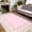 Pink, variant on Memoryfield 8'x10' Area Rug, Modern Bordered Washable Rugs Soft Foldable Accent Rugs for Indoor Living Room Bedroom, Blue