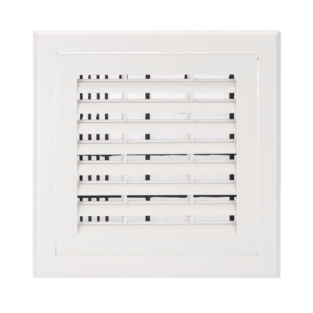 Rejilla de Ventilación de Plástico Uxcell, Salida de Aire Ajustable, Rejillas de Filtro de Ventilación Removibles con Pantalla de Malla Incorporada 10x10 Pulgadas