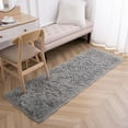 thumbnail image 4 of Noahas Soft Fluffy Area Rug for Living Room Bedroom Shaggy Accent Carpets for Kids Girls Rooms,2'x 6',Gray, 4 of 8