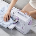 thumbnail image 5 of For Home Sewing Machine Electric, Built-In 12 Needles, Overlock Function, Button Sewing And Thread Winding, Light Purple, Sewing Additions, Suitable for Home, School, Daily Sew, 5 of 9