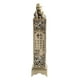 thumbnail image 4 of Quemador de incienso Torre Pequeño Monje Talla de metal decorativa Porta incienso para regalar Bambú de bronce, 4 of 9