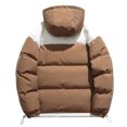 thumbnail image 5 of Men's Winter Colour Blocking Thickened Casual Style Coat Jacket With Pockets, 5 of 5